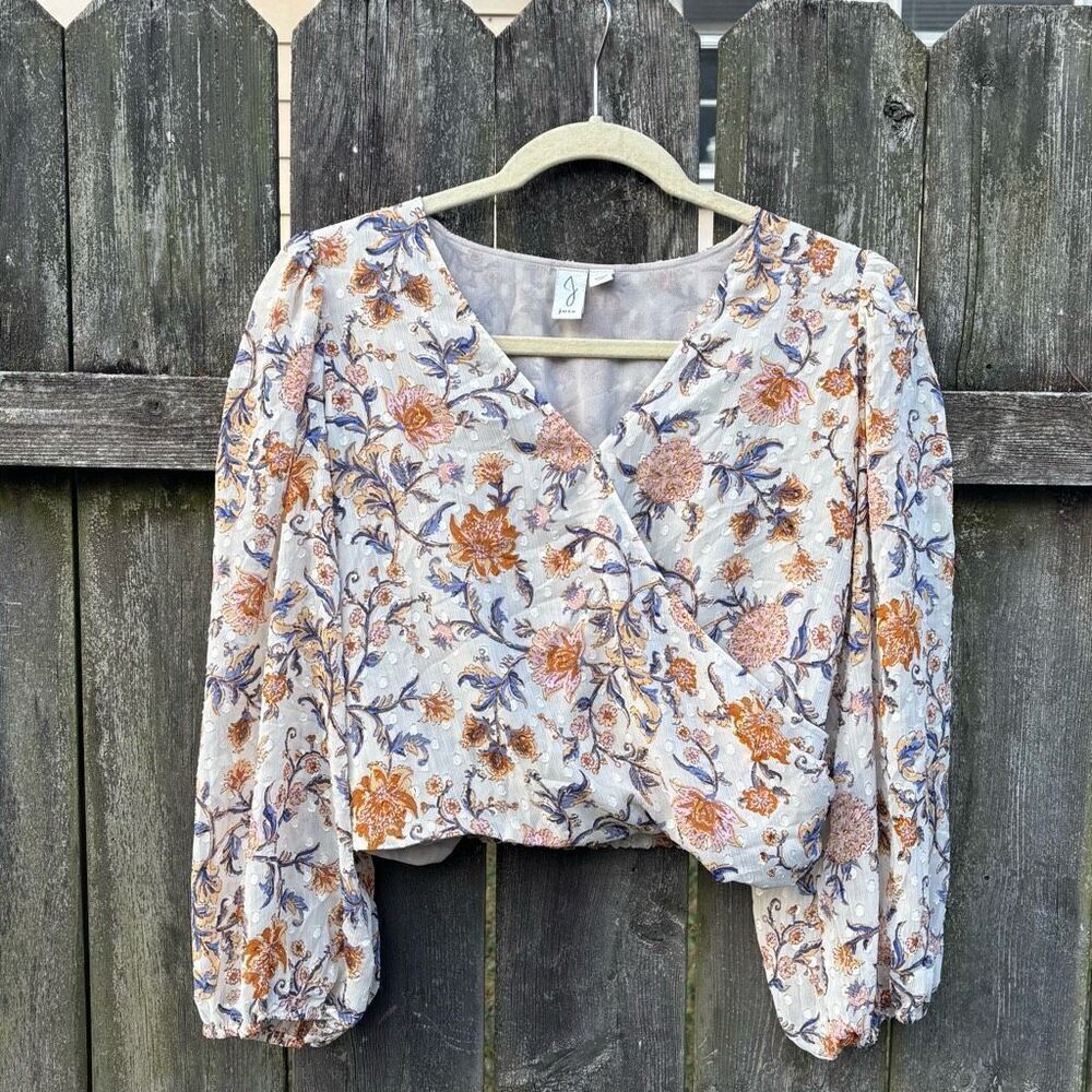 Joie Floral Wrap Blouse / Small‎